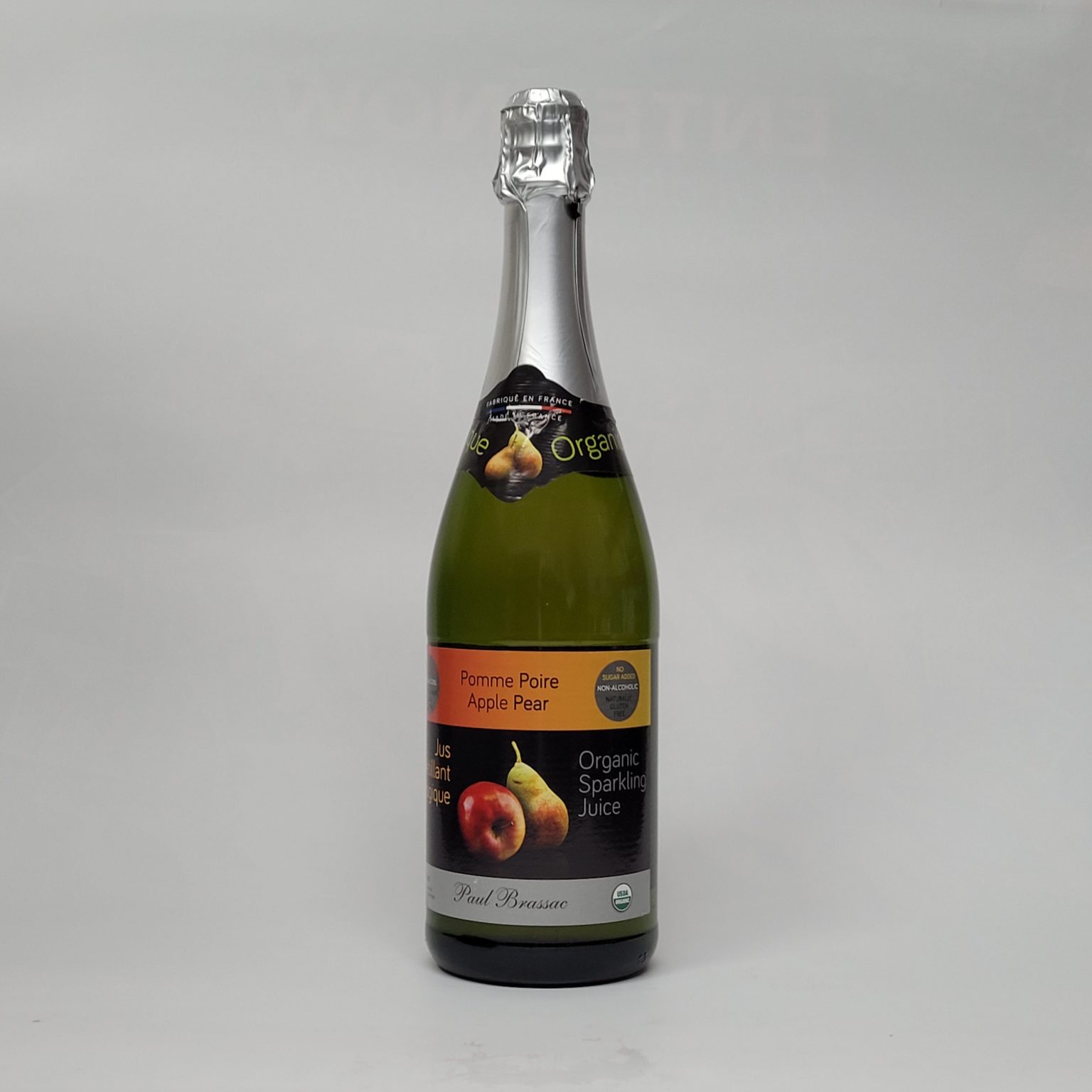 Paul Brassac Organic Sparkling Juice Apple Pear Prairie Foods
