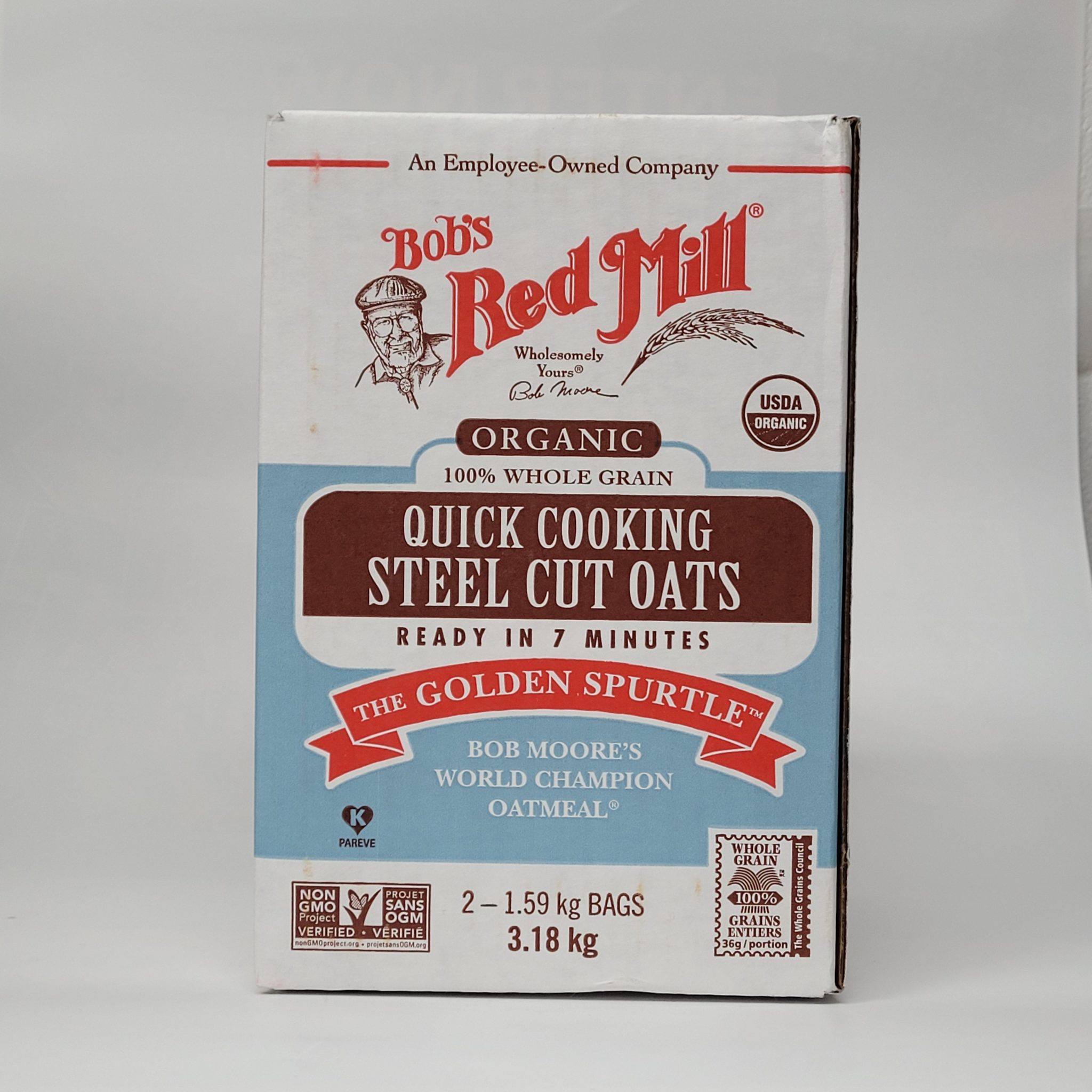 Bob’s Red Mill Organic 100 Whole Grain Quick Cooking Steel Cut Oats Prairie Foods